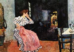 Louis Valtat Woman in a Tavern(The Cafe) Spain oil painting art